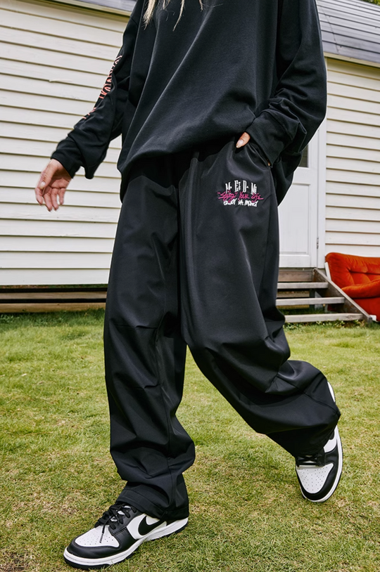 MEDM Basic Sports Wide Legged Work Pants