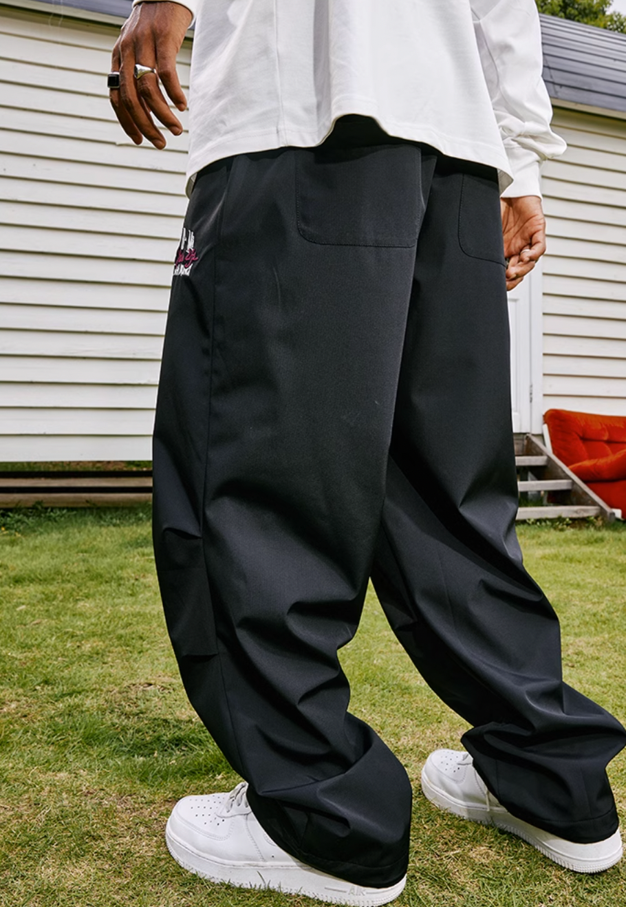 MEDM Basic Sports Wide Legged Work Pants
