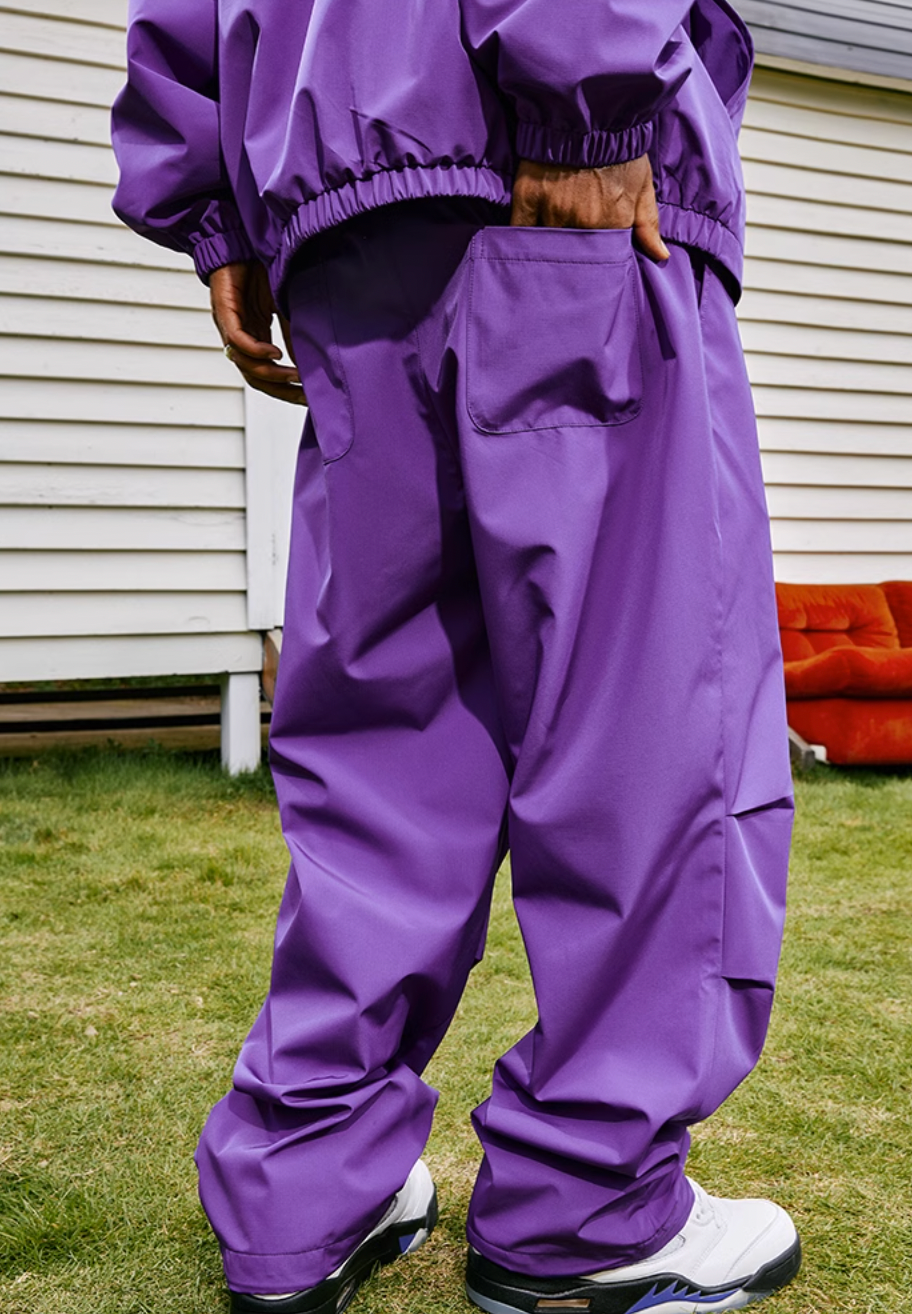 MEDM Basic Sports Wide Legged Work Pants