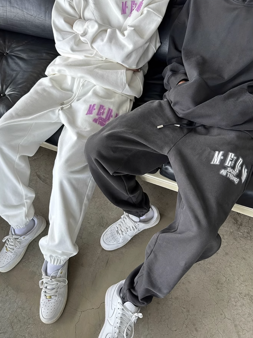 MEDM Logo Drawstring Sweat Pants