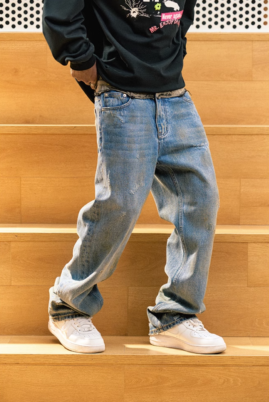 MEDM Mud Dyed Denim Pants