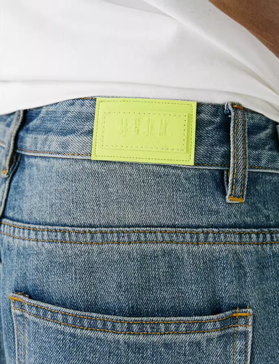 MEDM Washed Gradient Denim Pants