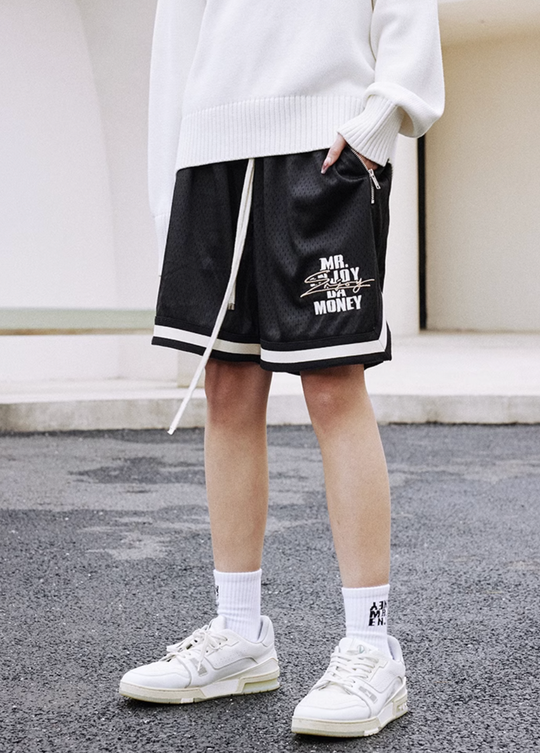 MEDM Logo Basic Basketball Shorts