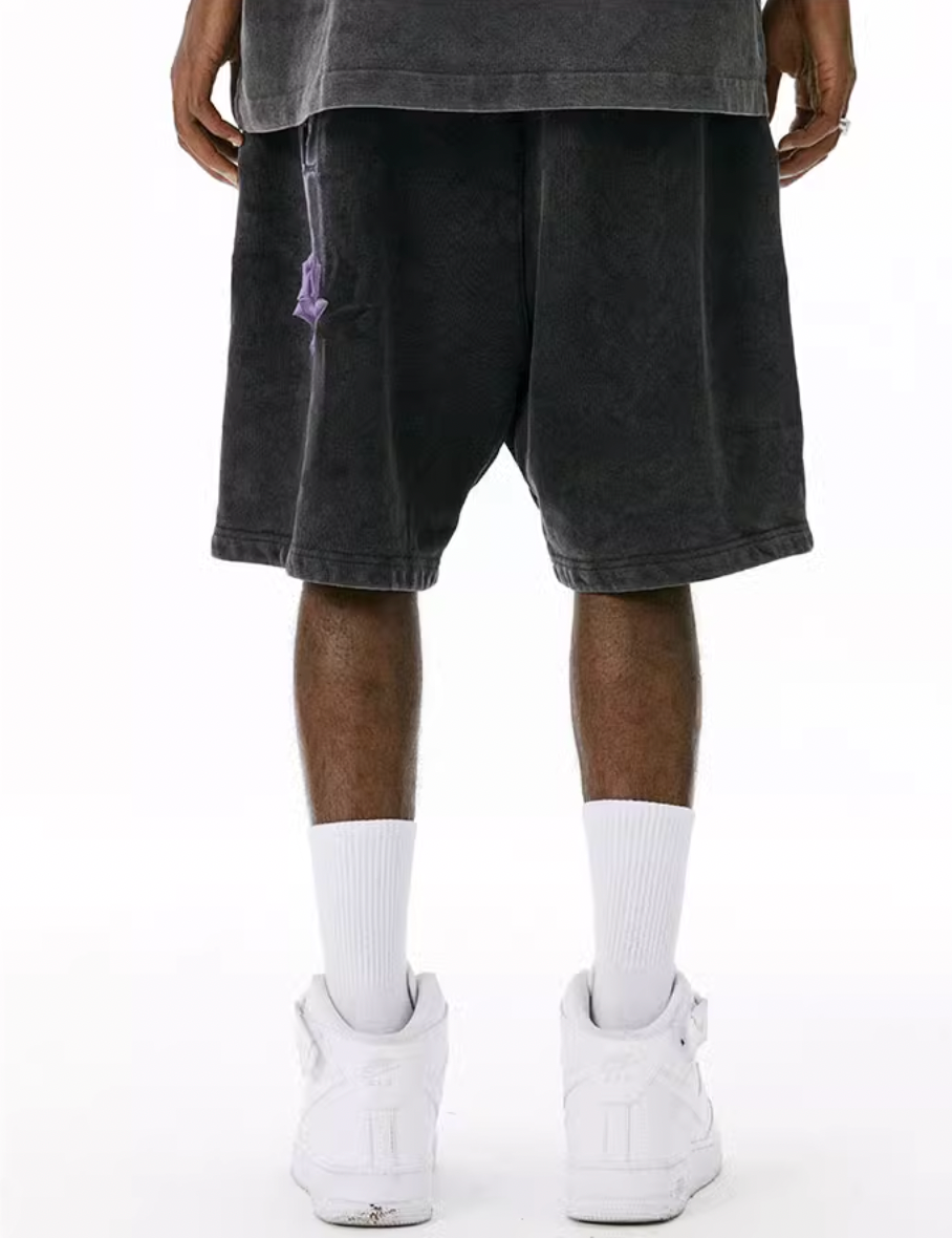 MEDM Sword & Rose shorts