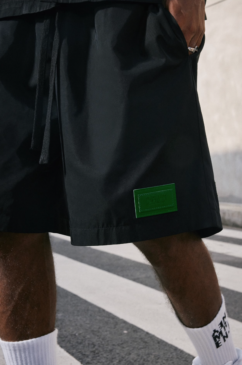 MEDM Red Rose Embroidered Shorts