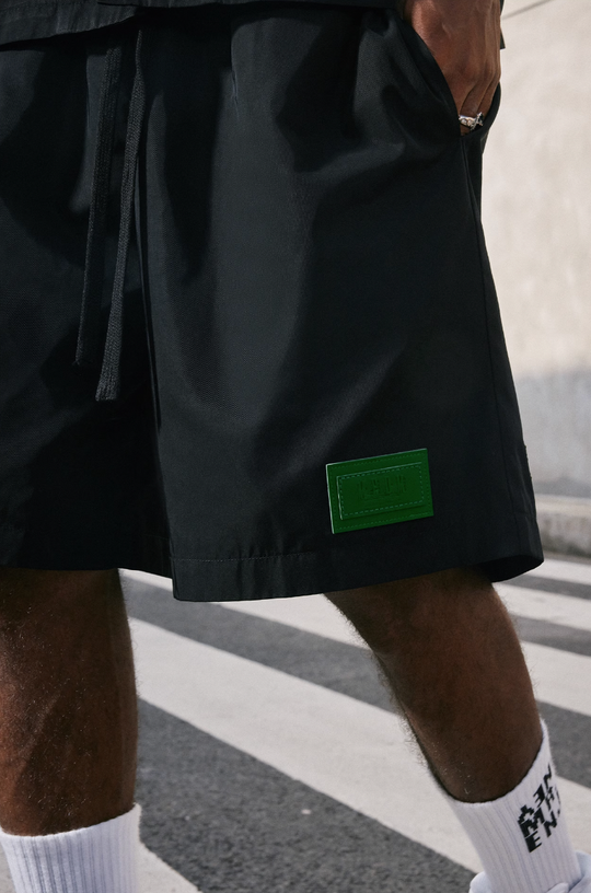 MEDM Red Rose Embroidered Shorts