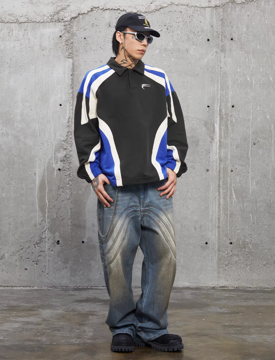 F2CE 3D Embroidery Logo Lapel Polo