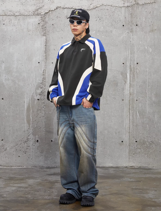 F2CE 3D Embroidery Logo Lapel Polo