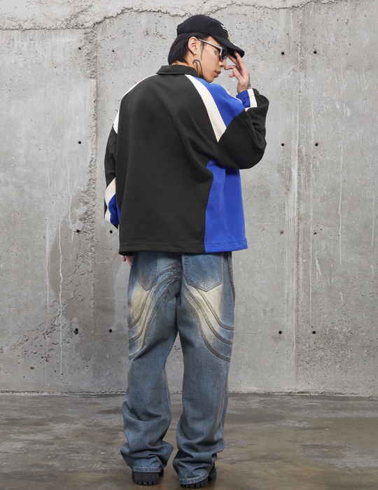 F2CE 3D Embroidery Logo Lapel Polo