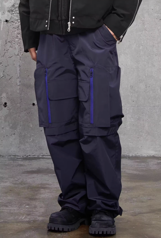 F2CE Zipper Pocket Nylon Work Pants