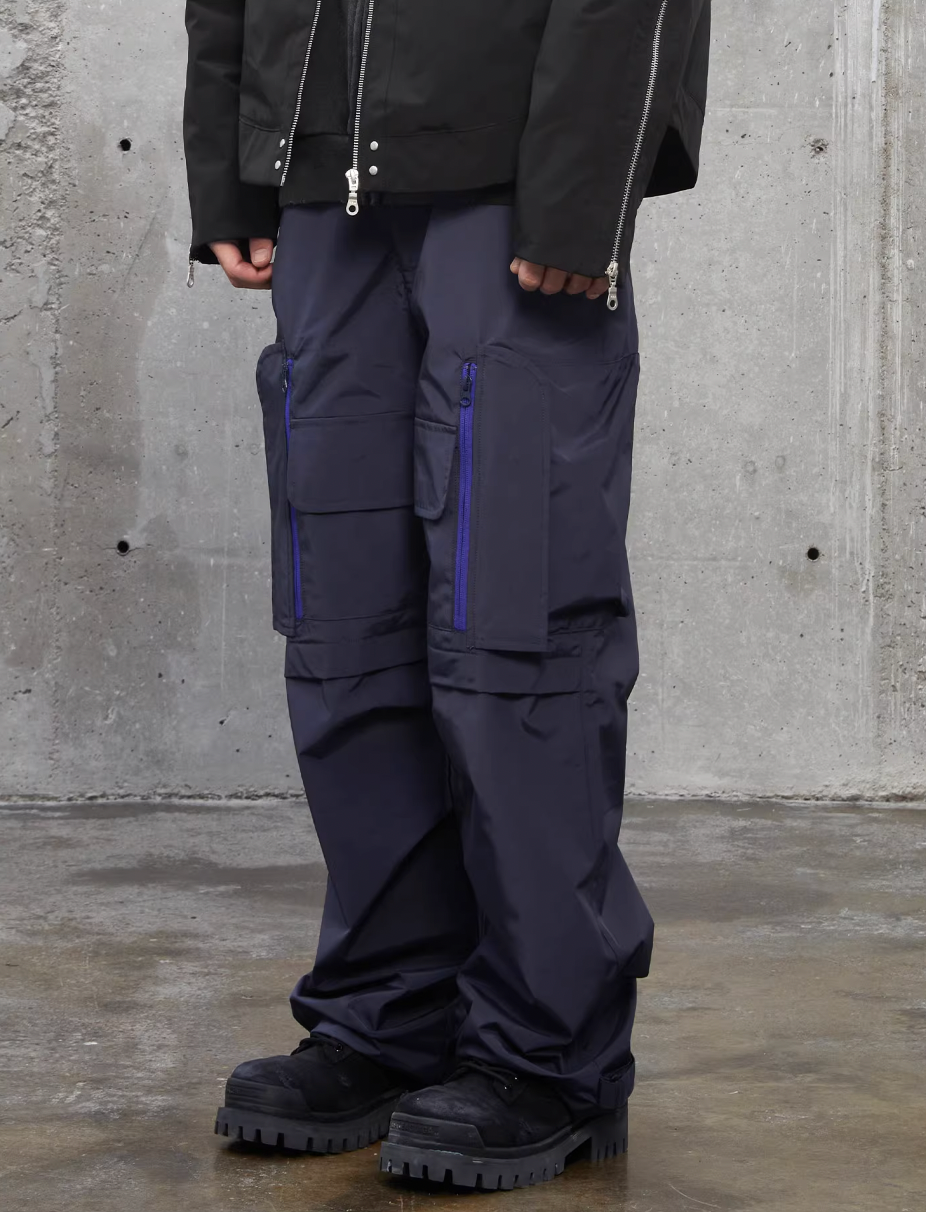 F2CE Zipper Pocket Nylon Work Pants