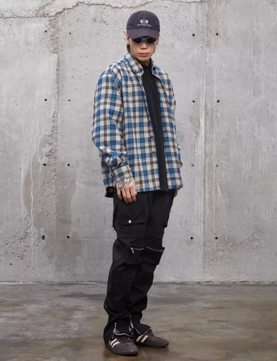 F2CE Multi Zipper 3D Pockets Nylon Work Pants