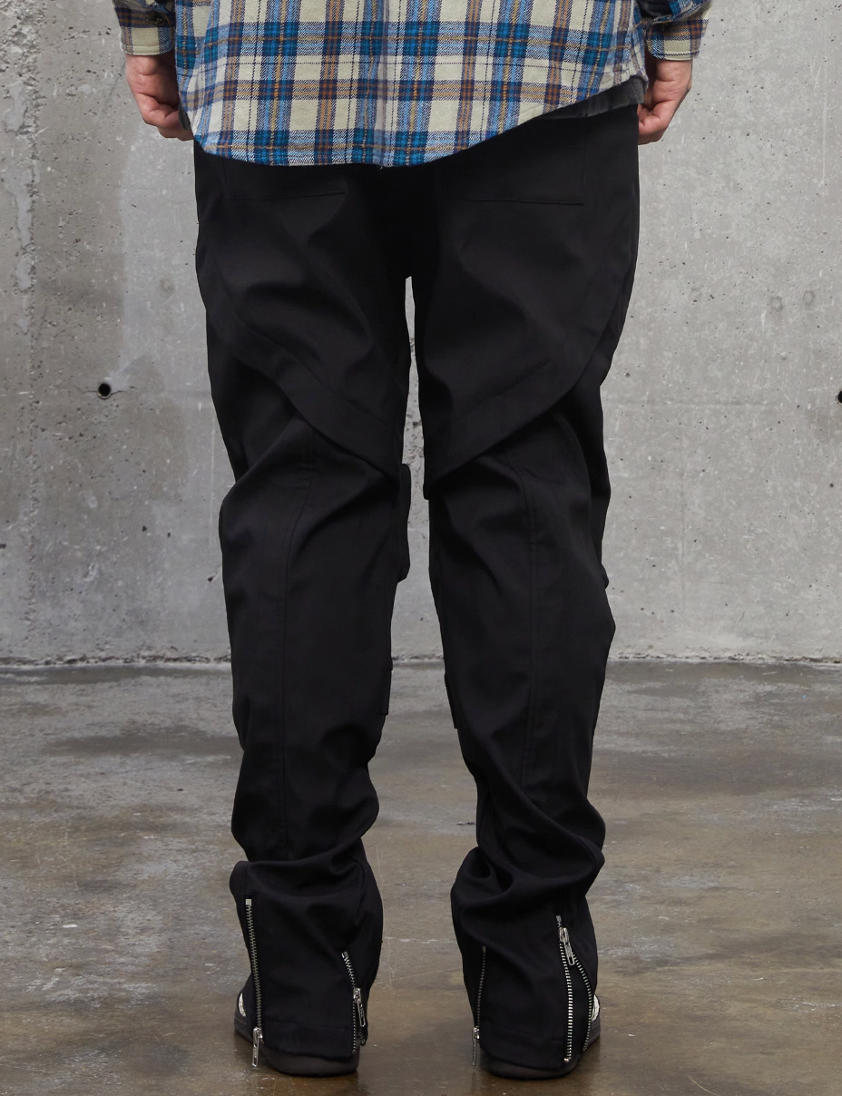 F2CE Multi Zipper 3D Pockets Nylon Work Pants