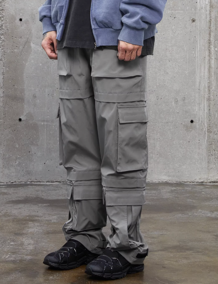 F2CE 3D Multi Pocket Functional Nylon Work Pants