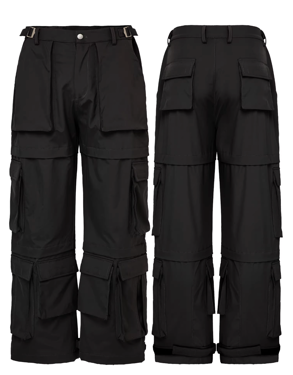 F2CE 3D Multi Pocket Functional Nylon Work Pants