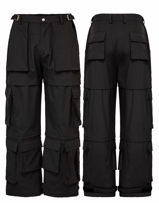 F2CE 3D Multi Pocket Functional Nylon Work Pants