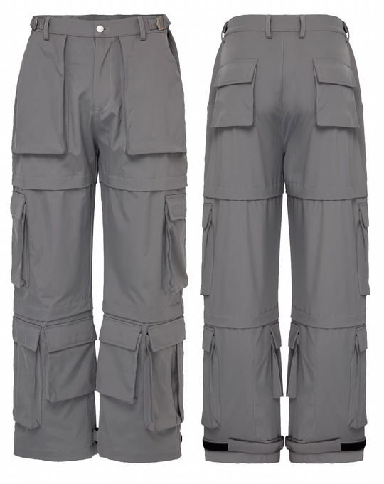 F2CE 3D Multi Pocket Functional Nylon Work Pants