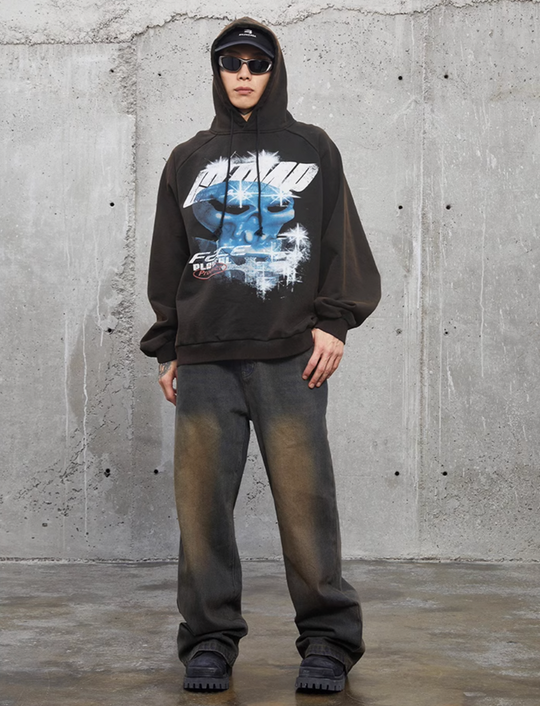 F2CE Old Mud Yellow Wide Leg Denim Pants