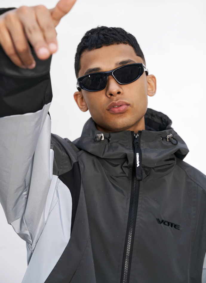 VOTE VVVVOTE Hooded Workwear Outdoor Punching Jacket