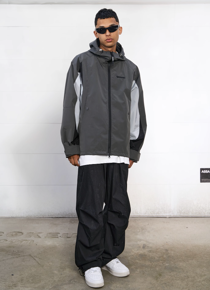 VOTE VVVVOTE Hooded Workwear Outdoor Punching Jacket