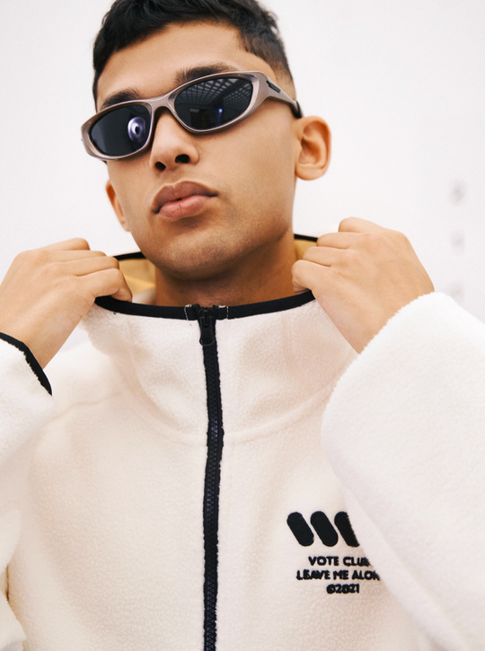 VOTE Fleece Sporty Hooded Jacket