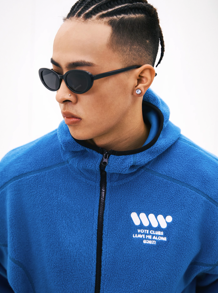 VOTE Fleece Sporty Hooded Jacket