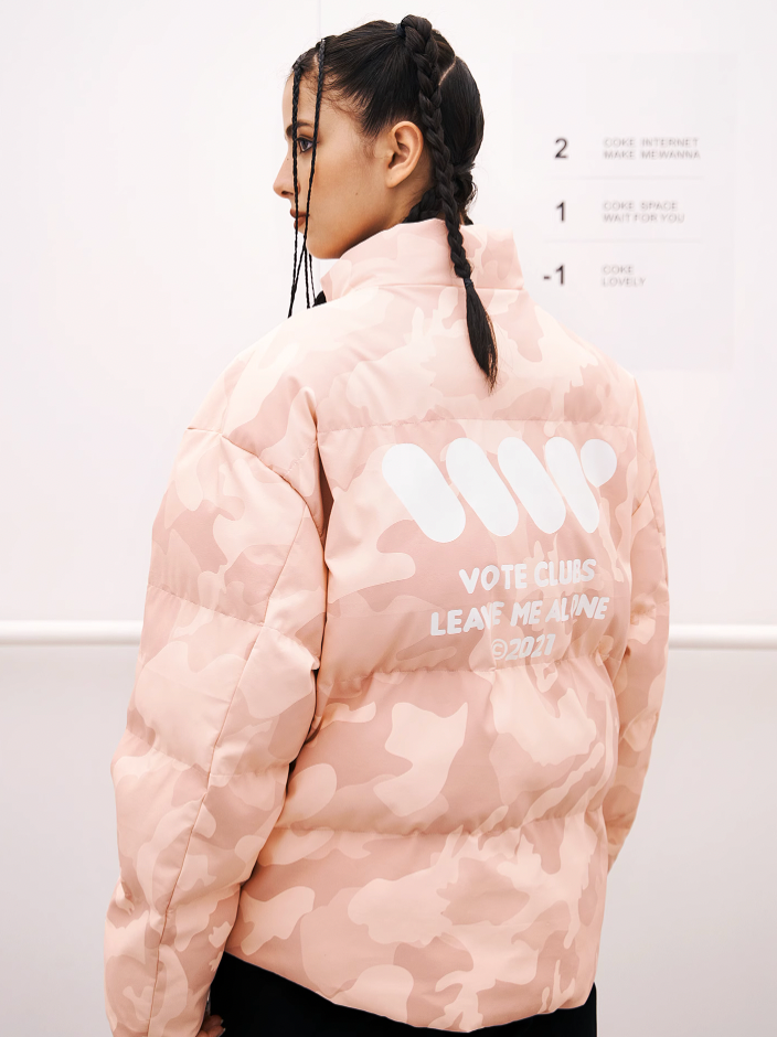 VOTE VVVVOTE Stand Up Collar Camouflage Jacket