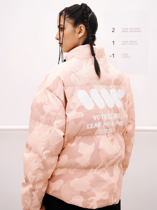 VOTE VVVVOTE Stand Up Collar Camouflage Jacket