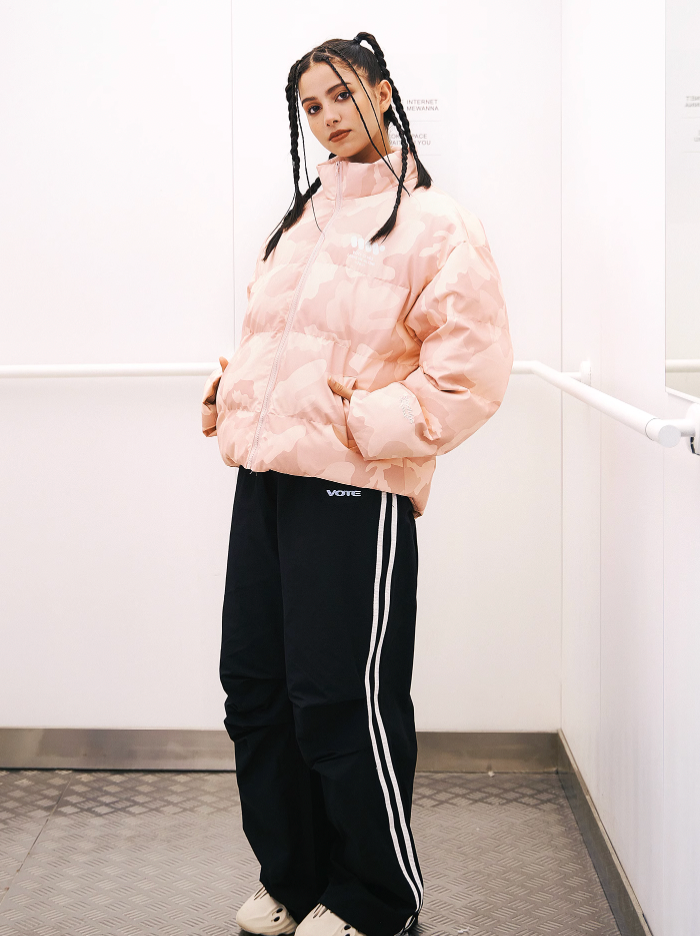 VOTE VVVVOTE Stand Up Collar Camouflage Jacket