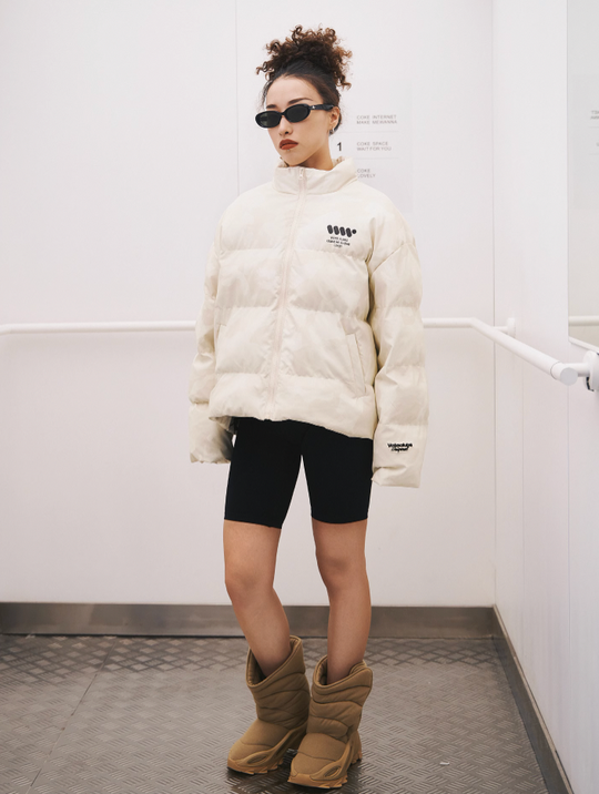 VOTE VVVVOTE Stand Up Collar Camouflage Jacket