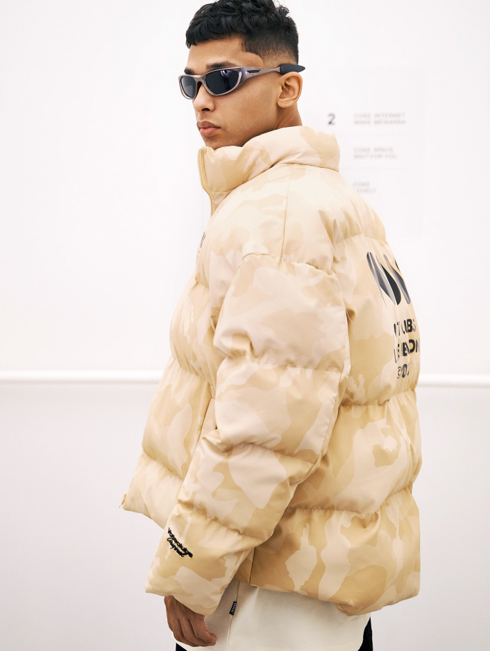 VOTE VVVVOTE Stand Up Collar Camouflage Jacket