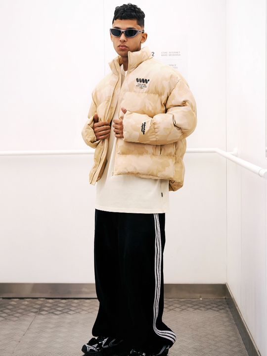 VOTE VVVVOTE Stand Up Collar Camouflage Jacket