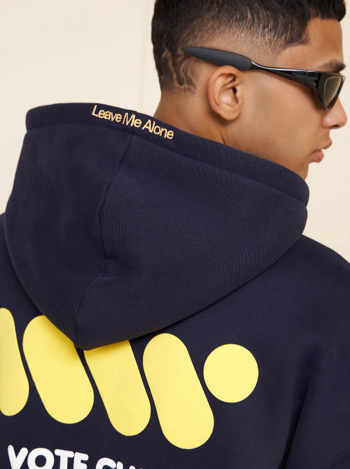 VOTE Preppy Style Zipper Hoodie