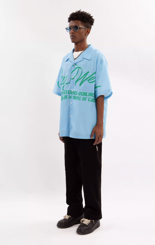 EMPTY REFERENCE Slogan Short Sleeve Shirt