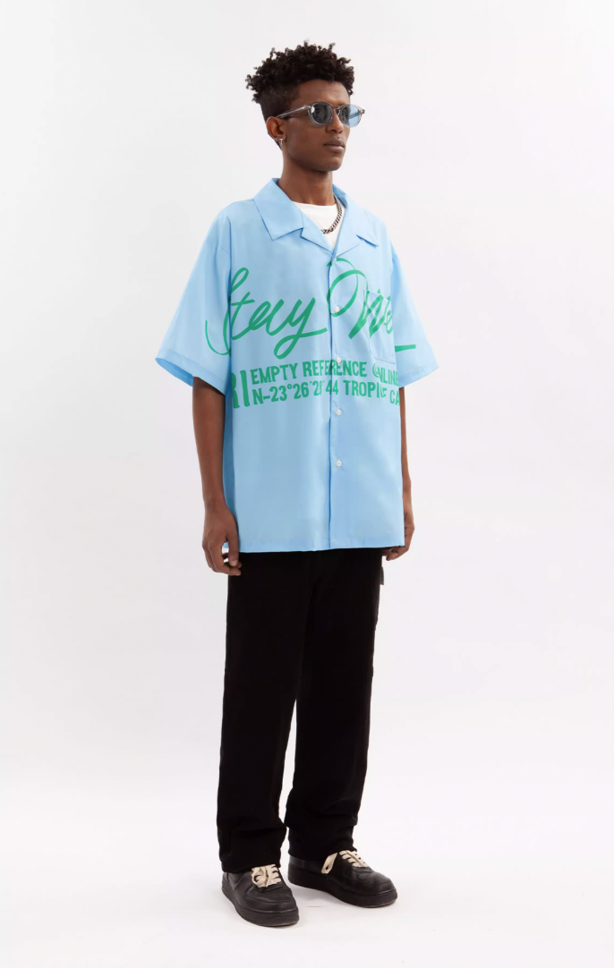 EMPTY REFERENCE Slogan Short Sleeve Shirt