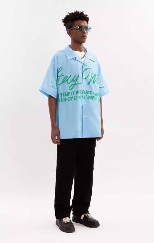 EMPTY REFERENCE Slogan Short Sleeve Shirt