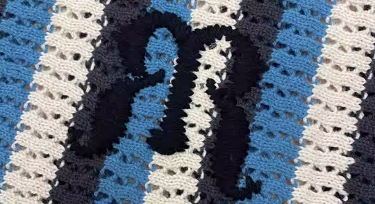 EMPTY REFERENCE Woven Striped Embroidered Long Sleeve Shirt