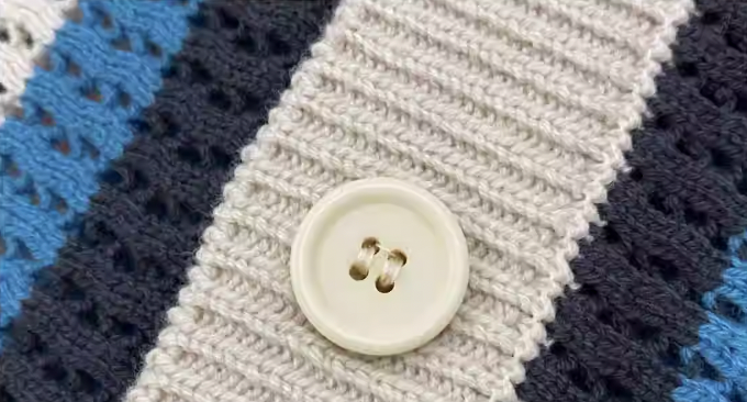 EMPTY REFERENCE Woven Striped Embroidered Long Sleeve Shirt