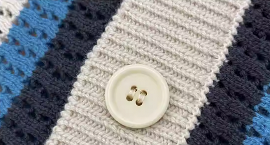 EMPTY REFERENCE Woven Striped Embroidered Long Sleeve Shirt