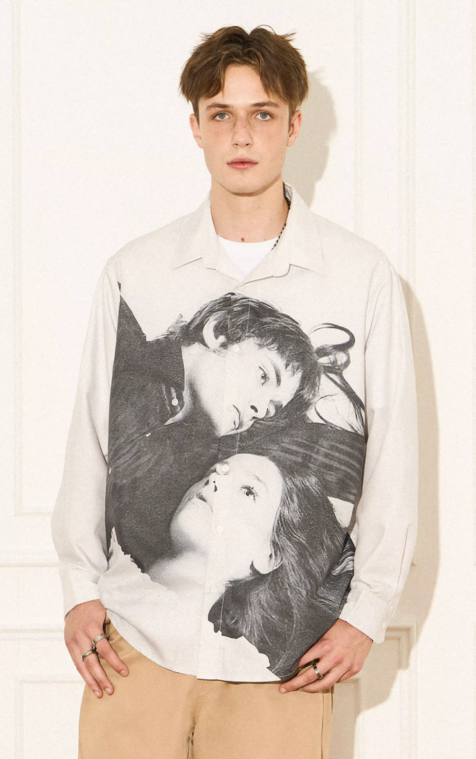 EMPTY REFERENCE Movie Portrait Long Sleeve Shirt