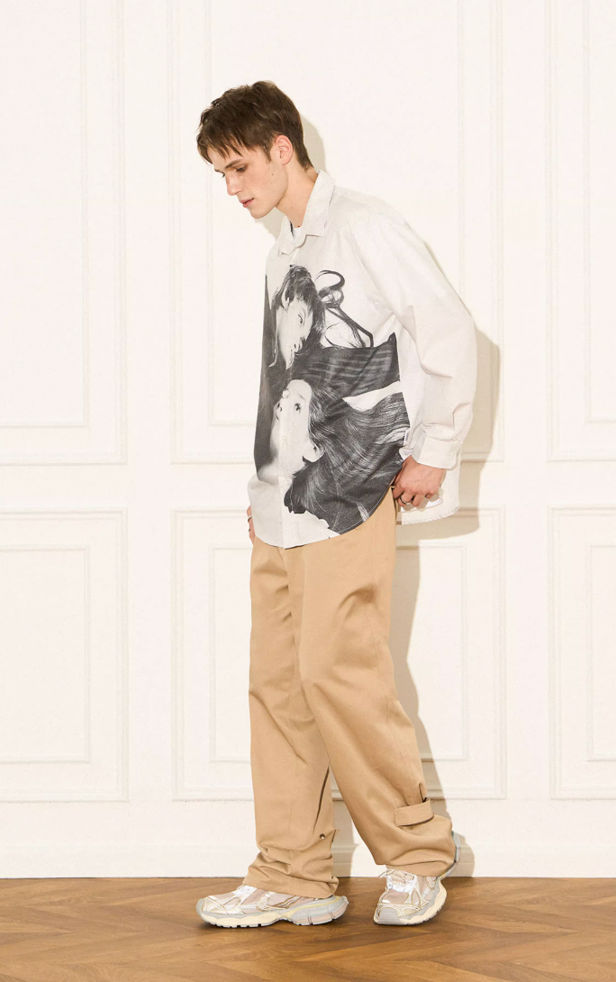 EMPTY REFERENCE Movie Portrait Long Sleeve Shirt