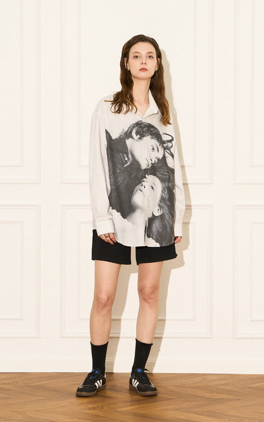 EMPTY REFERENCE Movie Portrait Long Sleeve Shirt