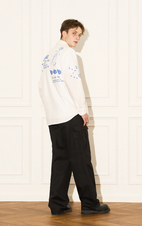 EMPTY REFERENCE Rose Poetry Long Sleeve Shirt