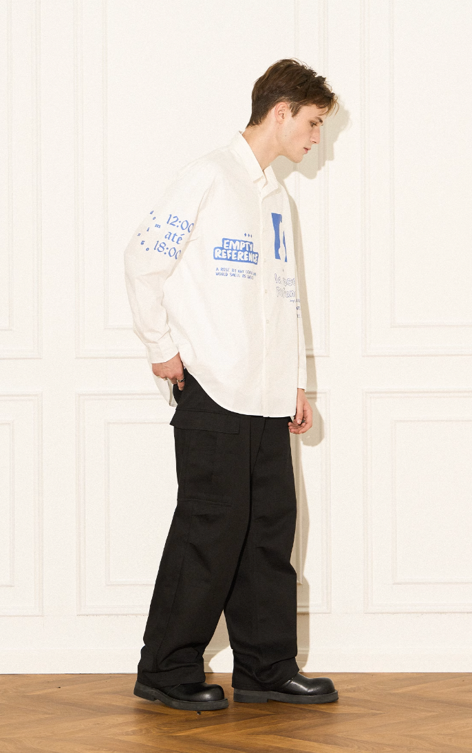 EMPTY REFERENCE Rose Poetry Long Sleeve Shirt