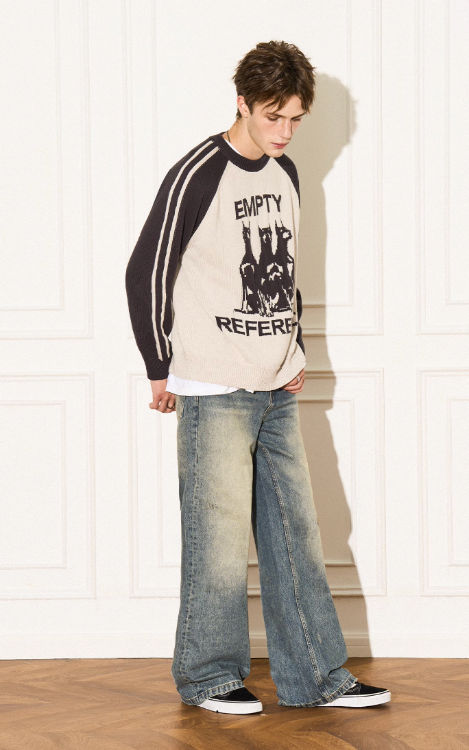 EMPTY REFERENCE Doberman Knit Sweater