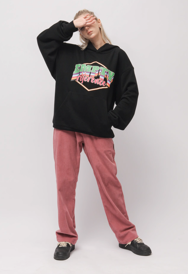 EMPTY REFERENCE Colorful Logo Hoodie