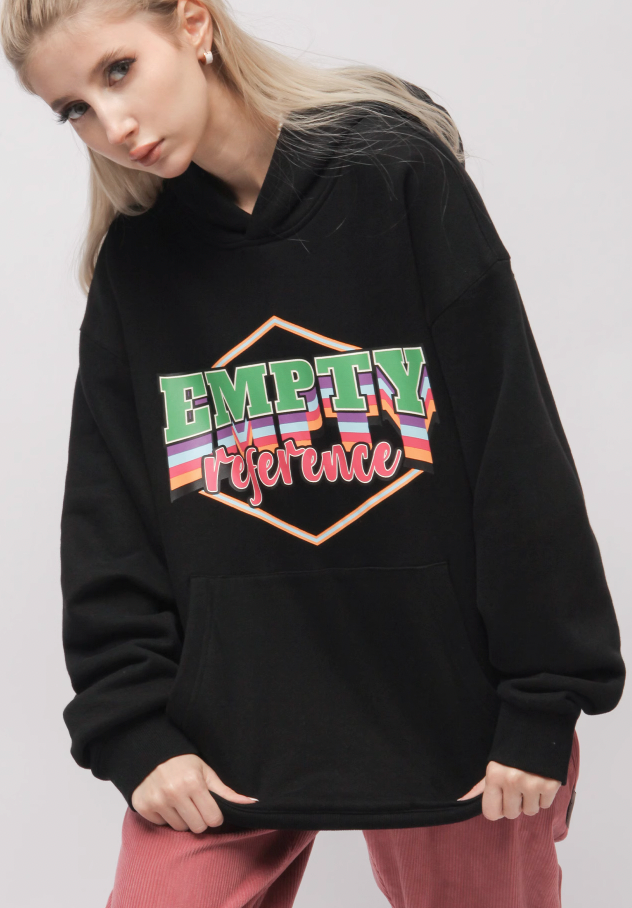 EMPTY REFERENCE Colorful Logo Hoodie