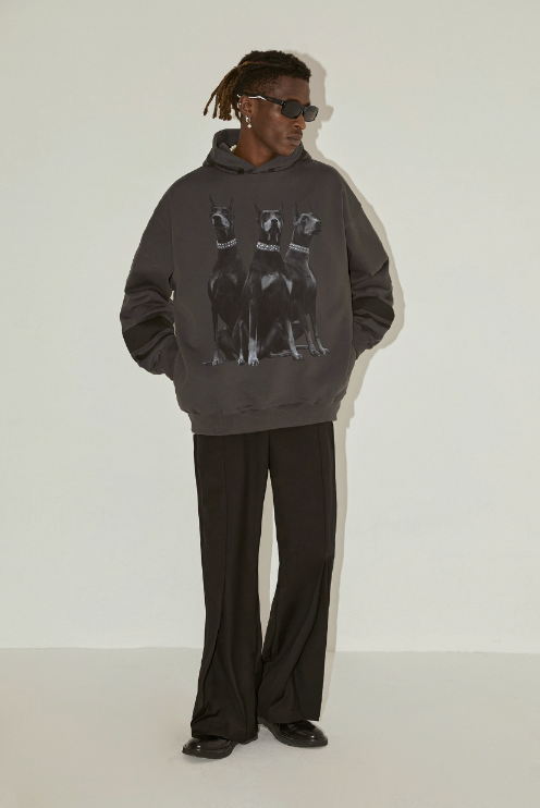 EMPTY REFERENCE Doberman Hoodie