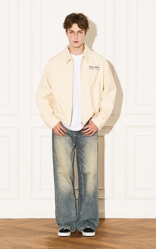 EMPTY REFERENCE Romantic Swoosh Flowers Text Jacket