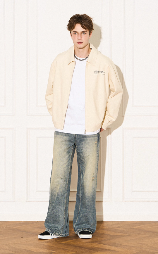 EMPTY REFERENCE Romantic Swoosh Flowers Text Jacket